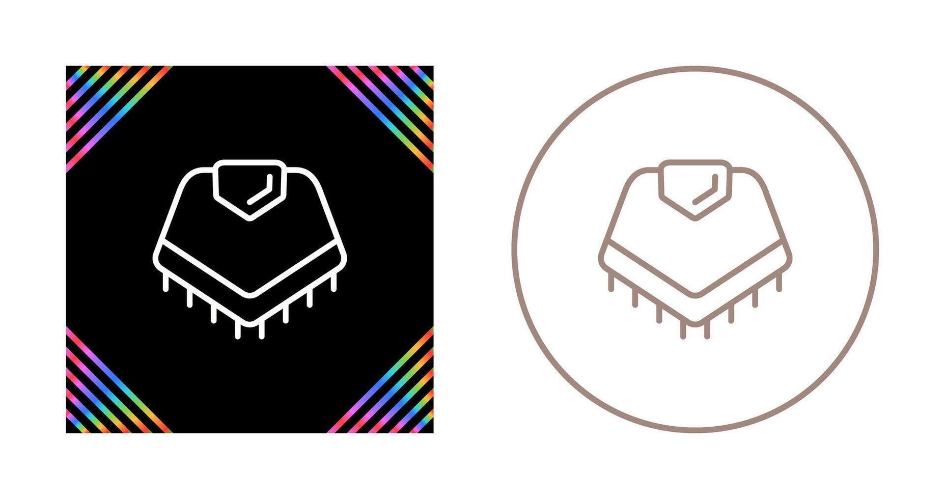 Poncho Vector Icon