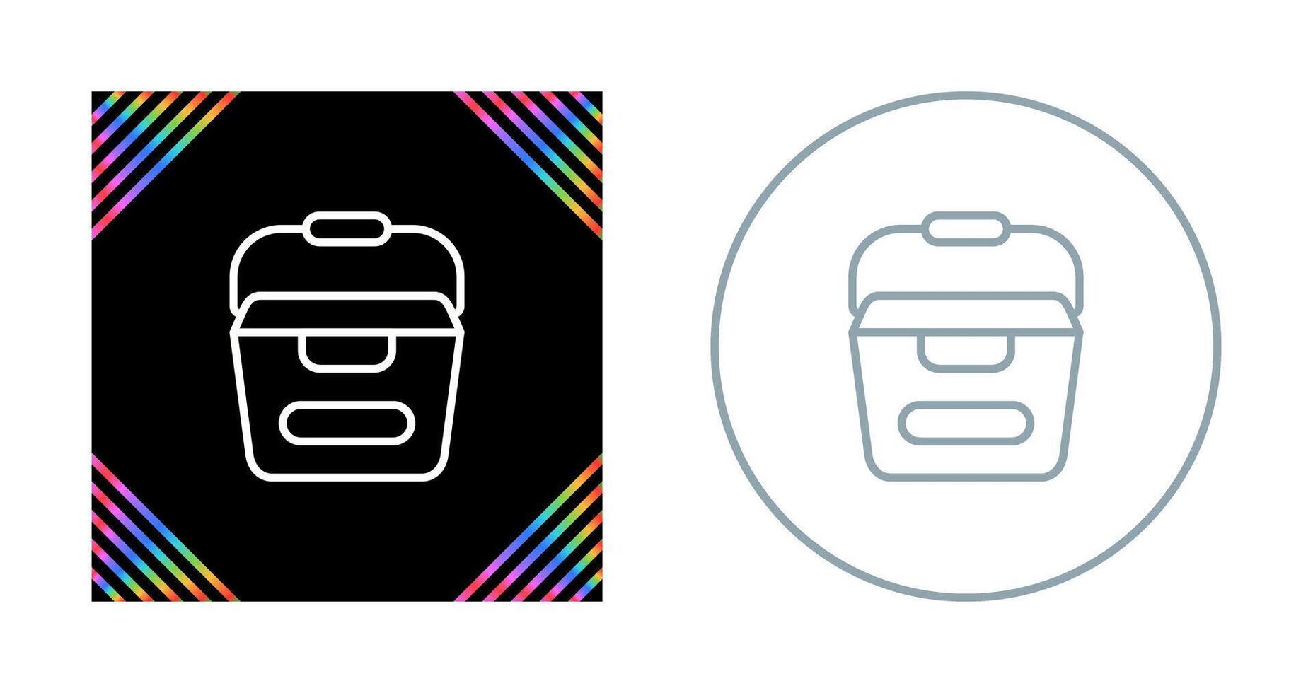 Portable water container Vector Icon