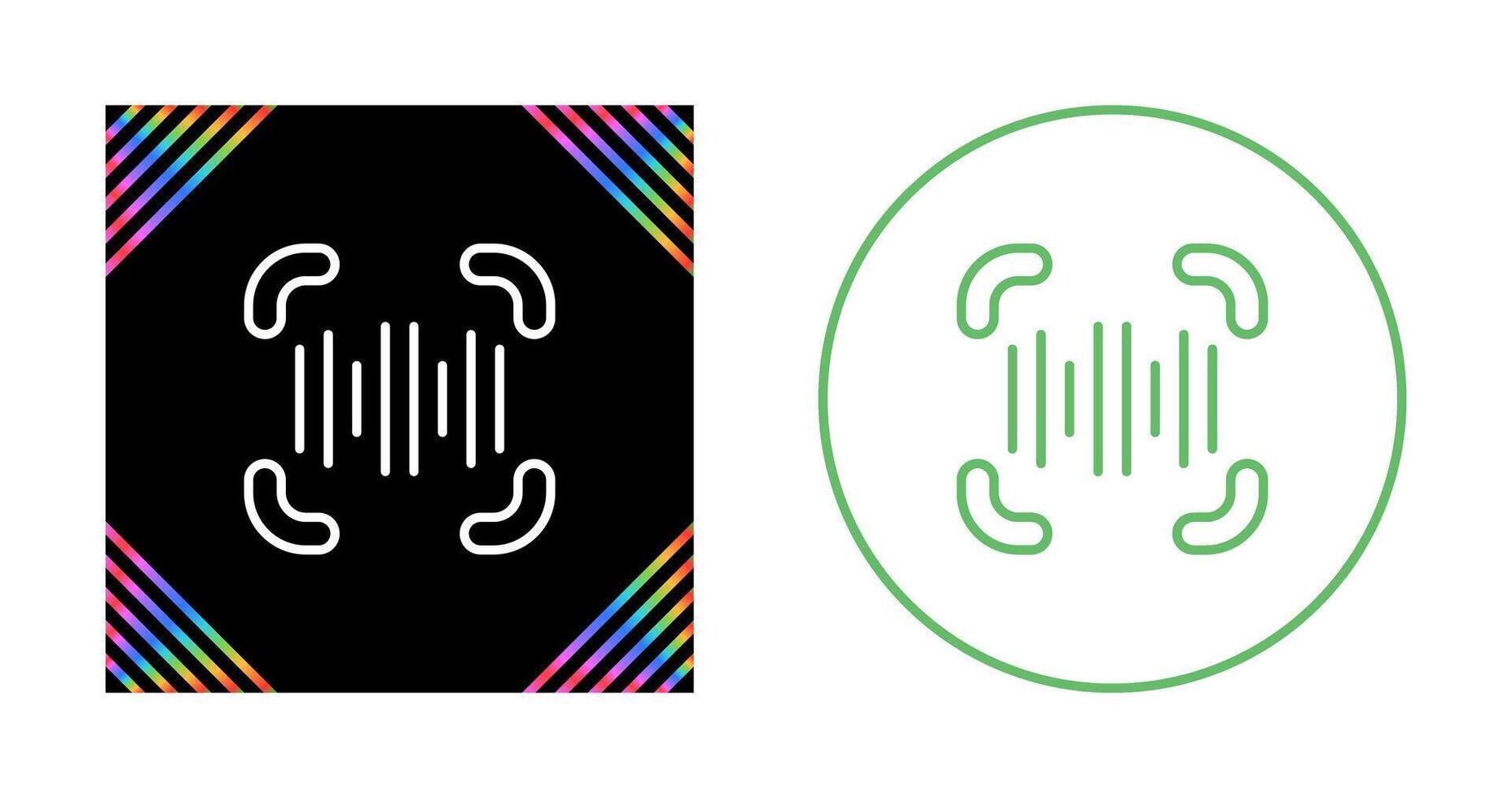 Voice Recognition Vector Icon