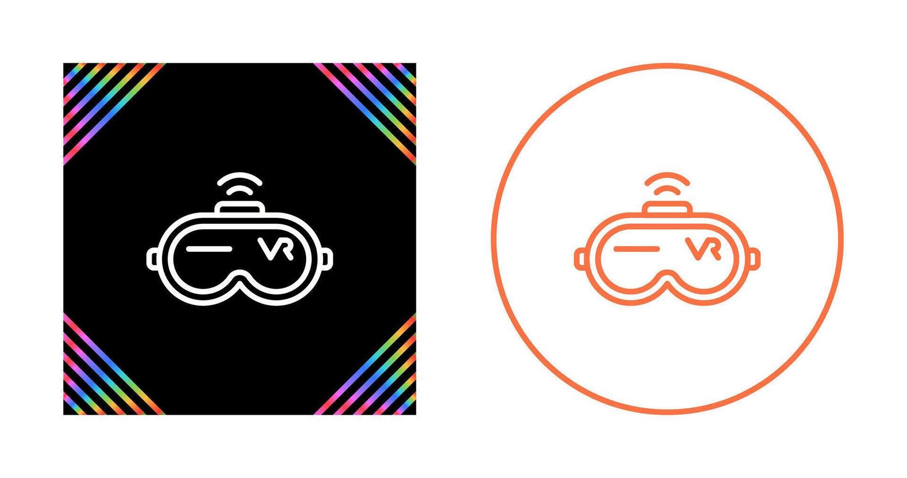 Virtual Reality Headset Vector Icon