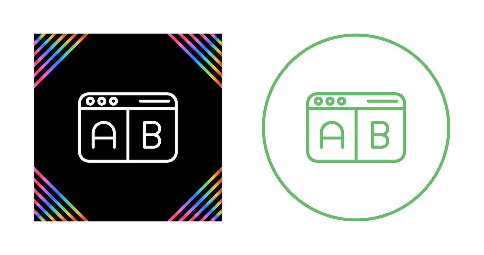 Multivariate Testing Vector Icon