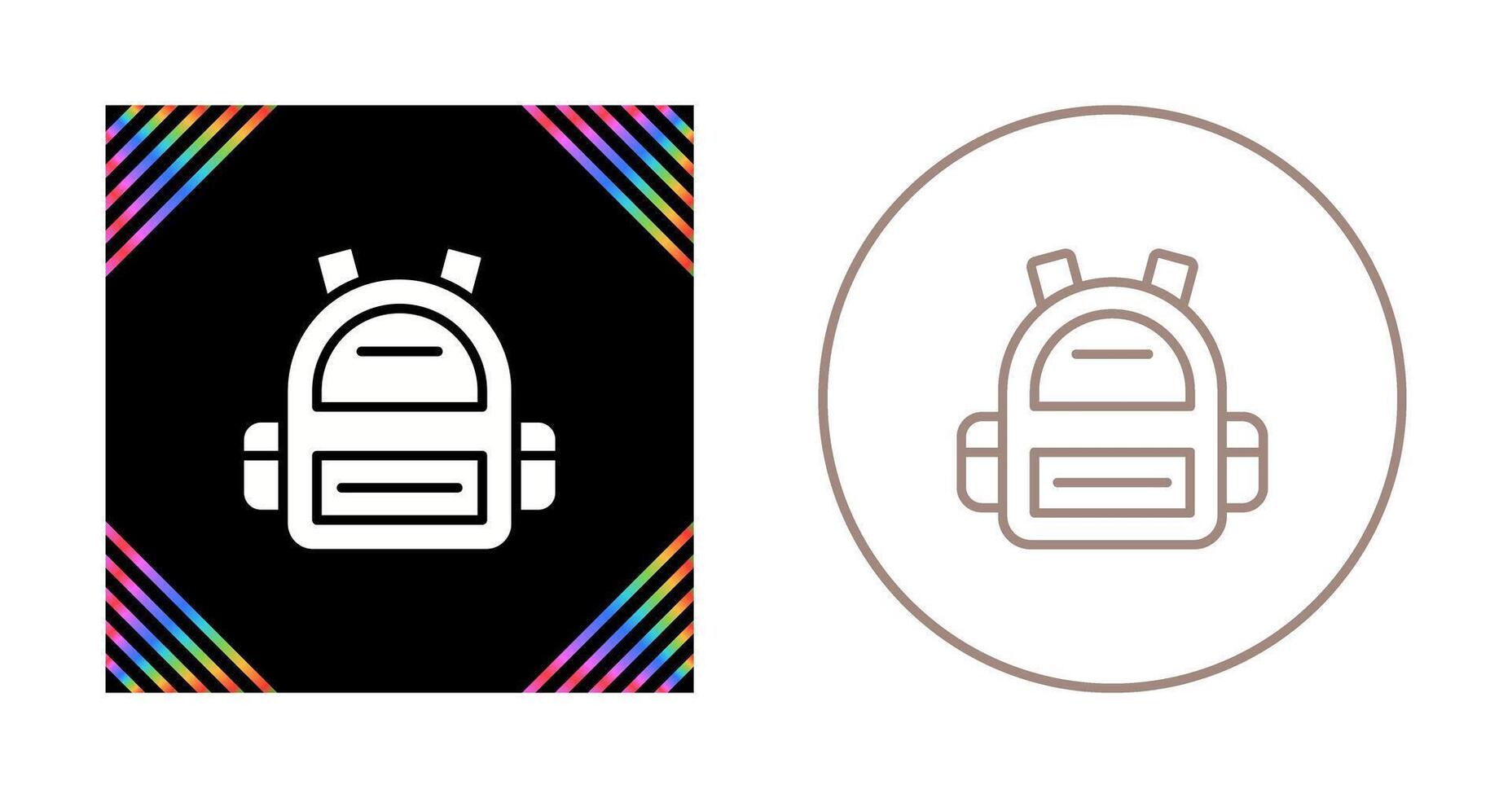 Backpack Vector Icon