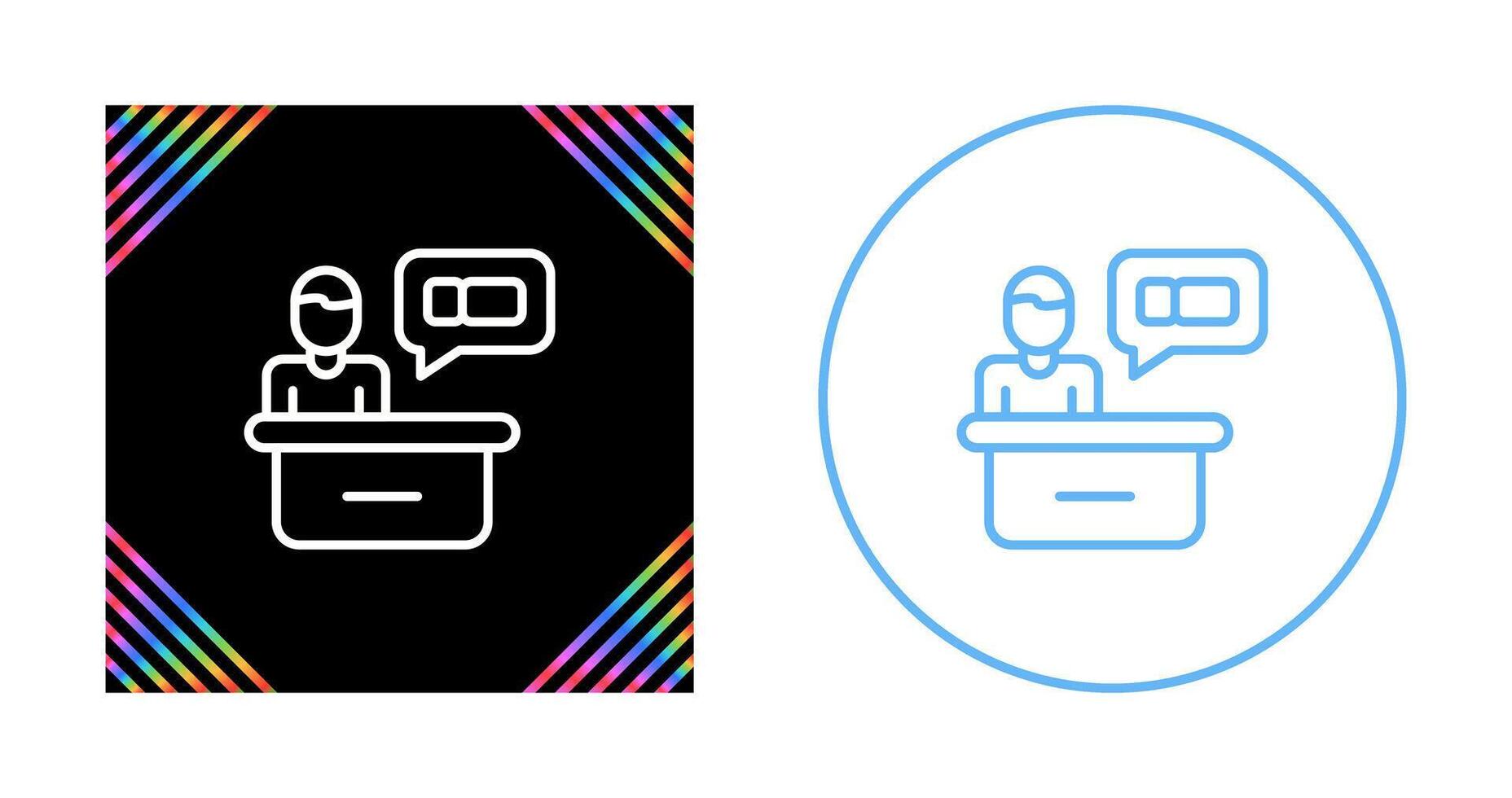 Support Ticket Vector Icon
