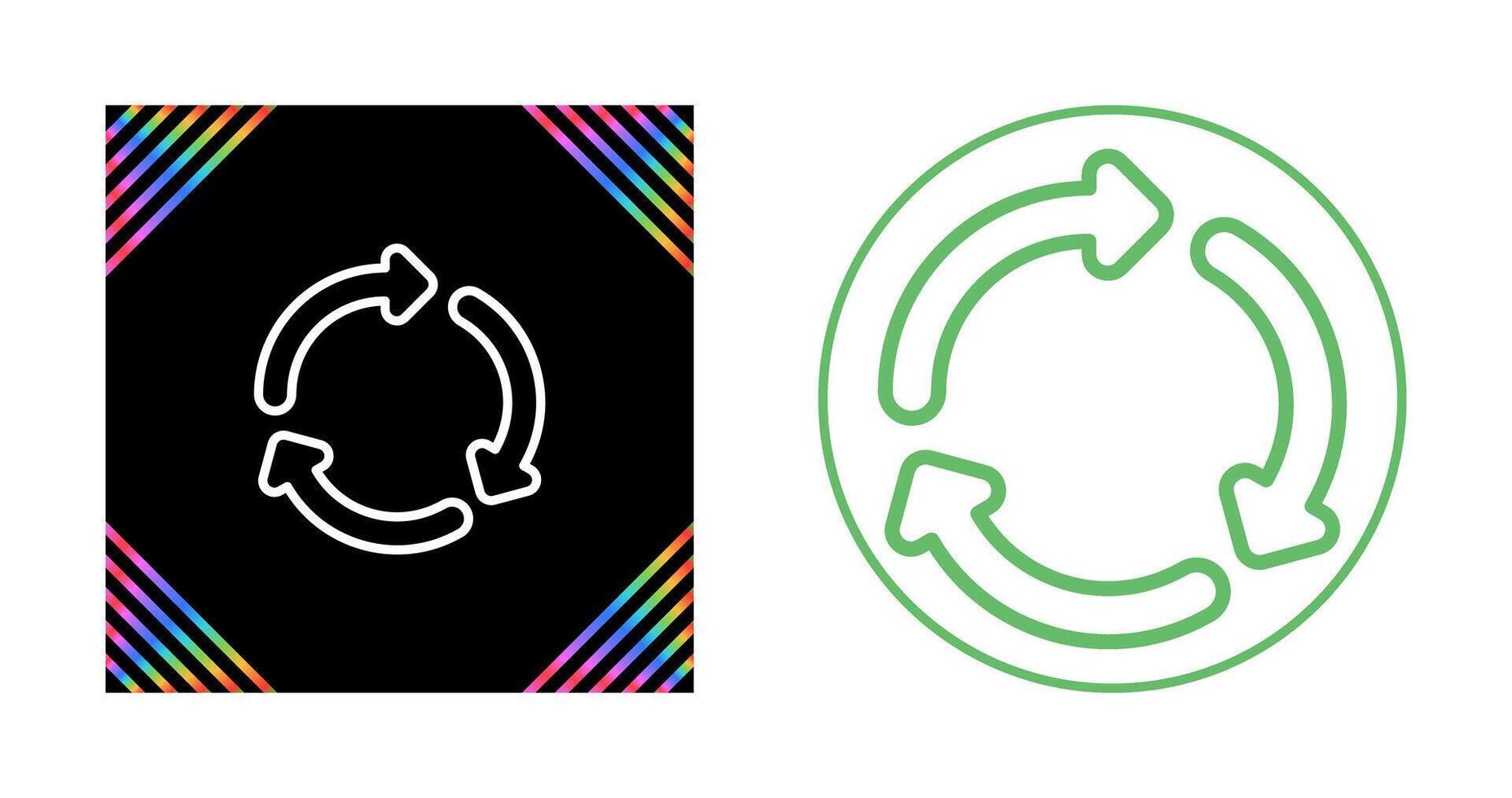 Recycling symbol Vector Icon