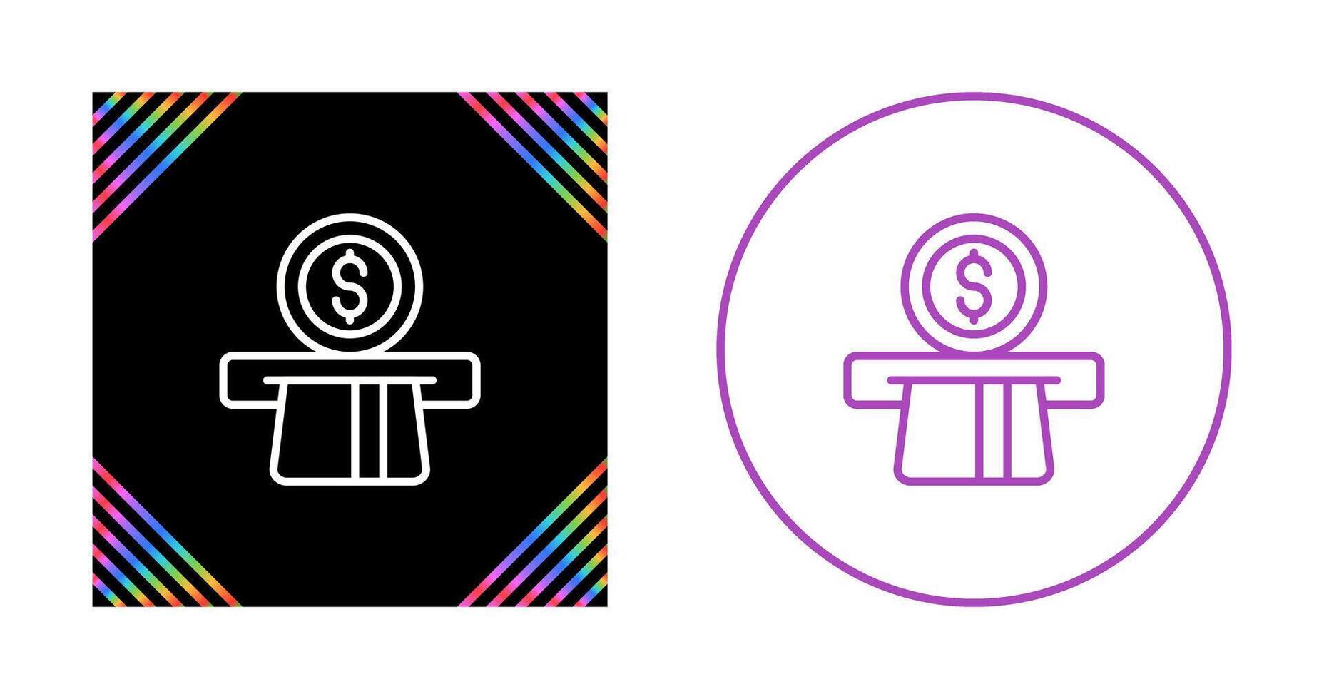 Automated Teller Machine Vector Icon