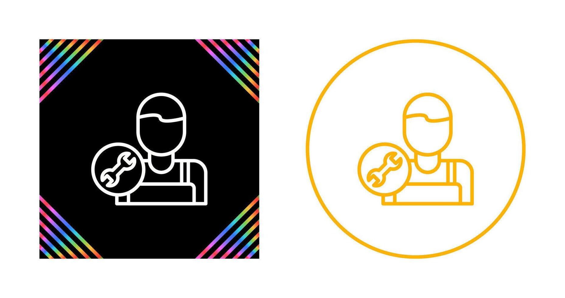 HVAC Technician Vector Icon