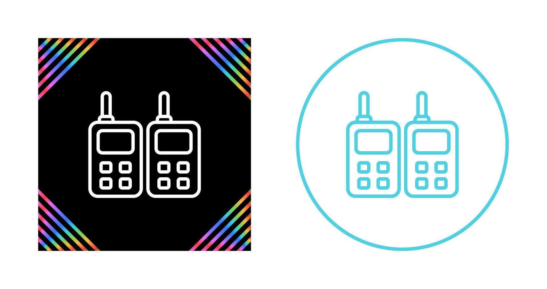 Two way Radio Vector Icon