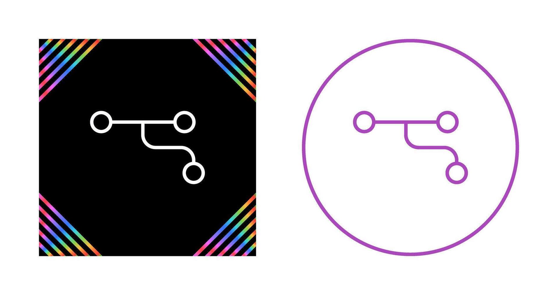 Divergence Vector Icon