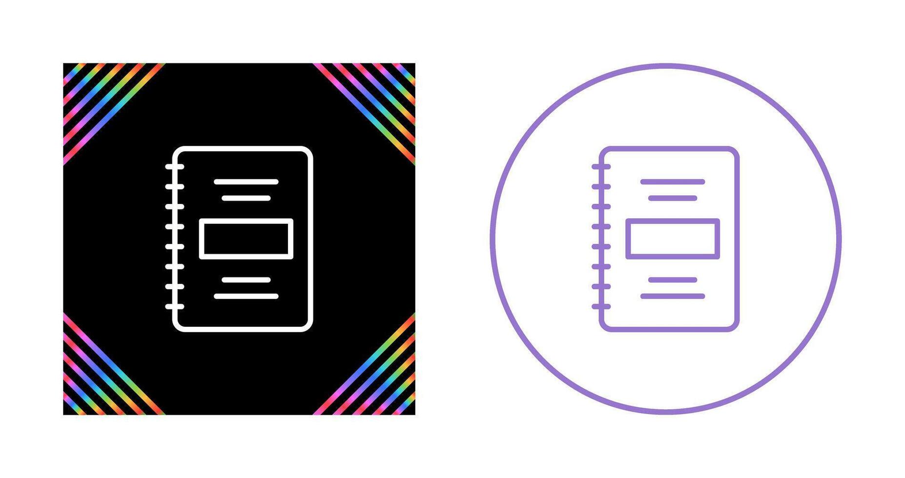 Notebook Vector Icon