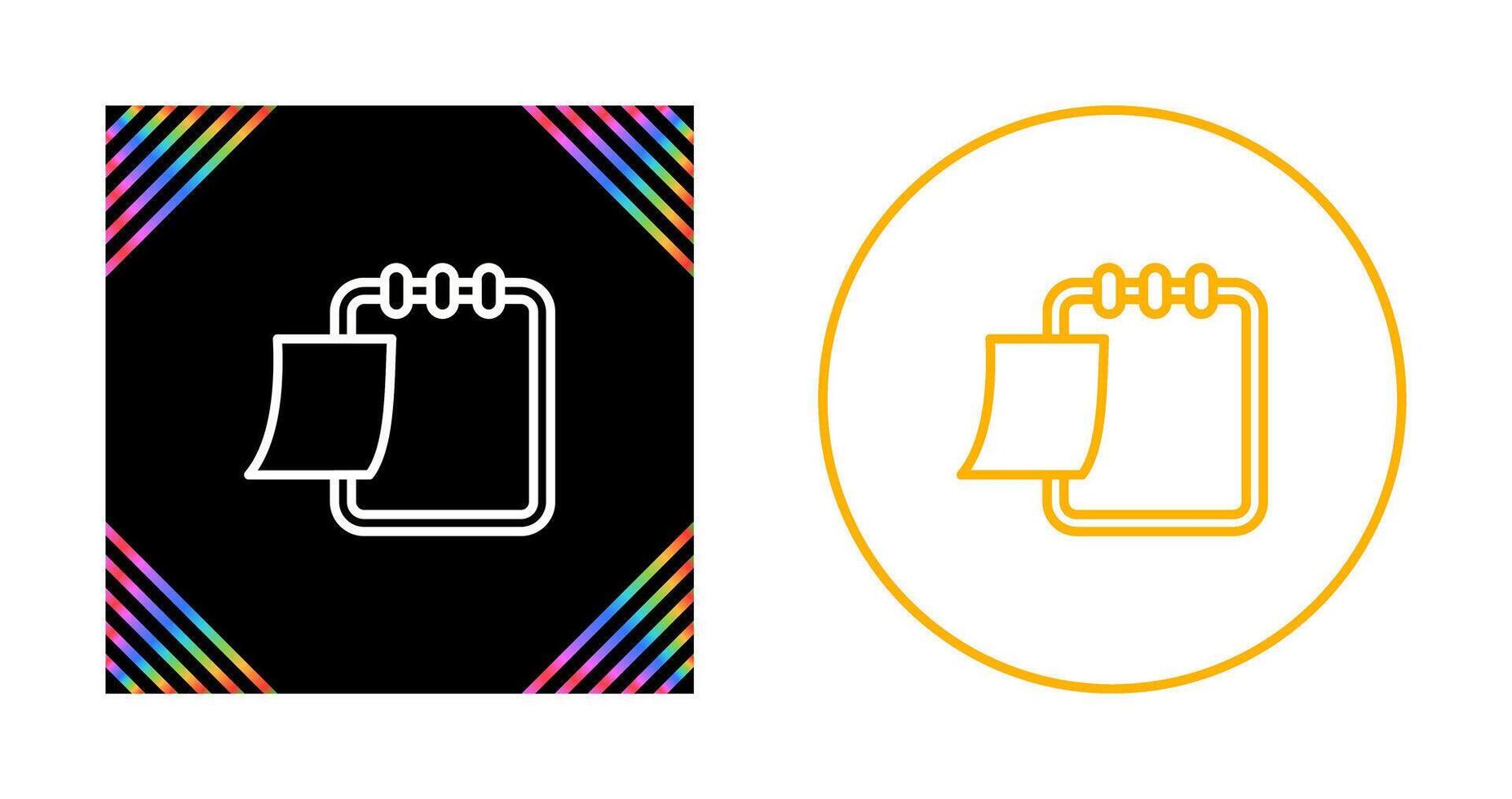 Writing pad Vector Icon