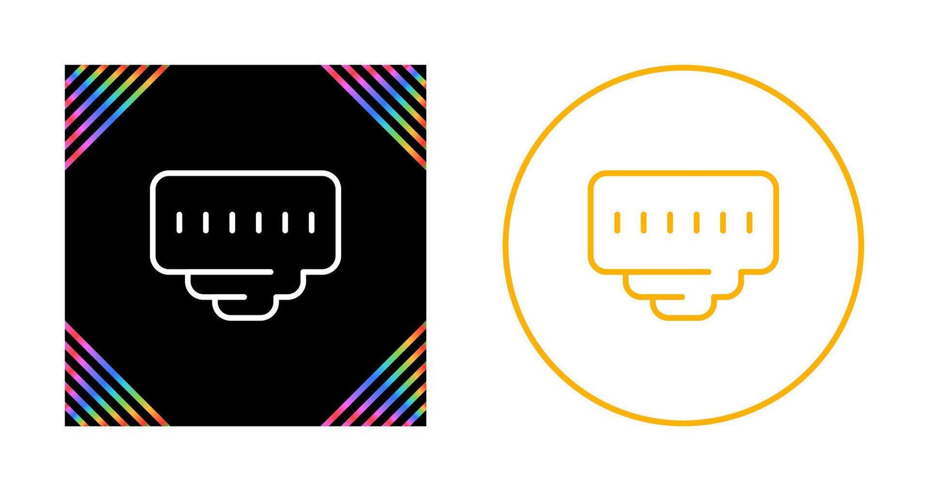Ethernet Port Vector Icon