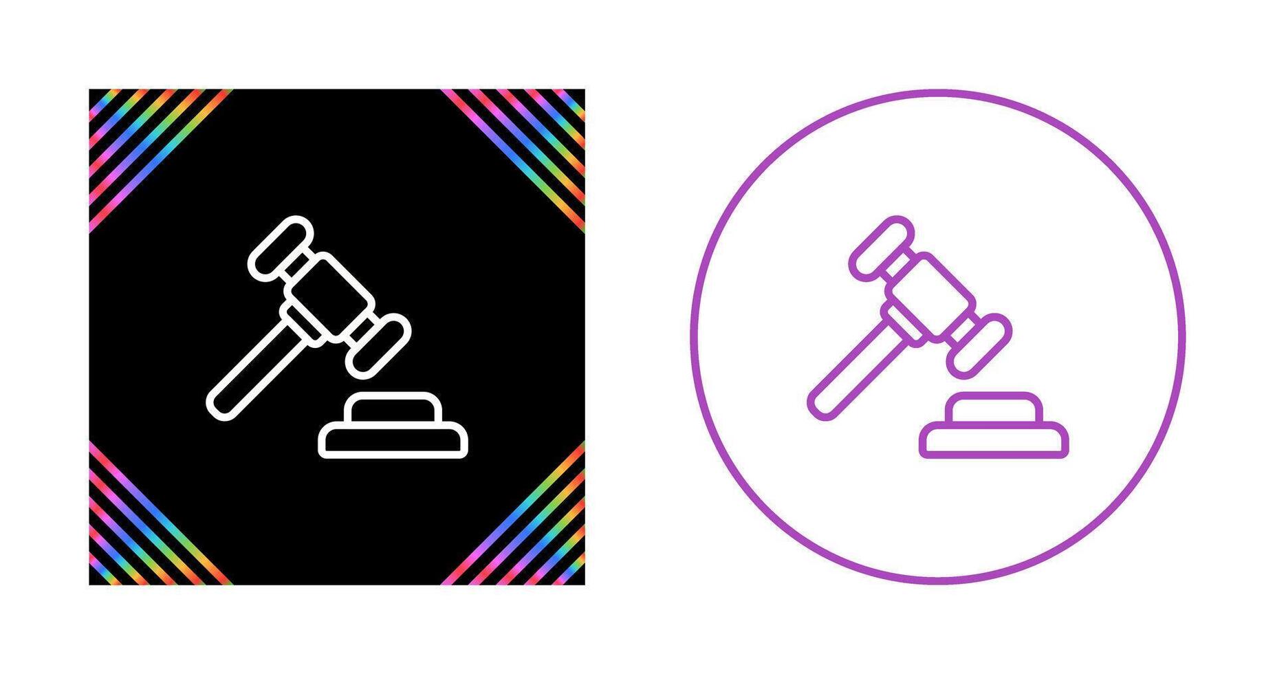 Gavel Vector Icon