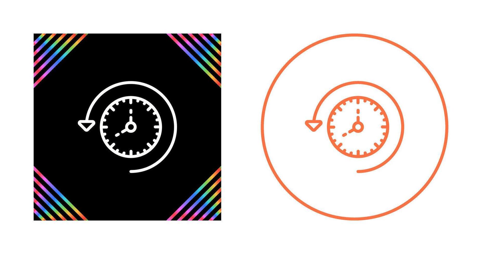 Time Past Vector Icon
