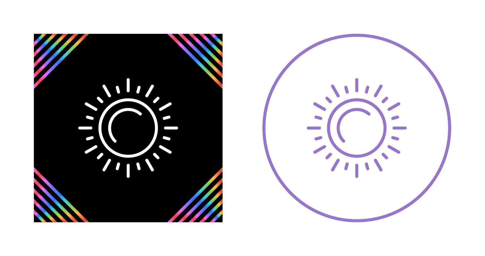 Sun Vector Icon