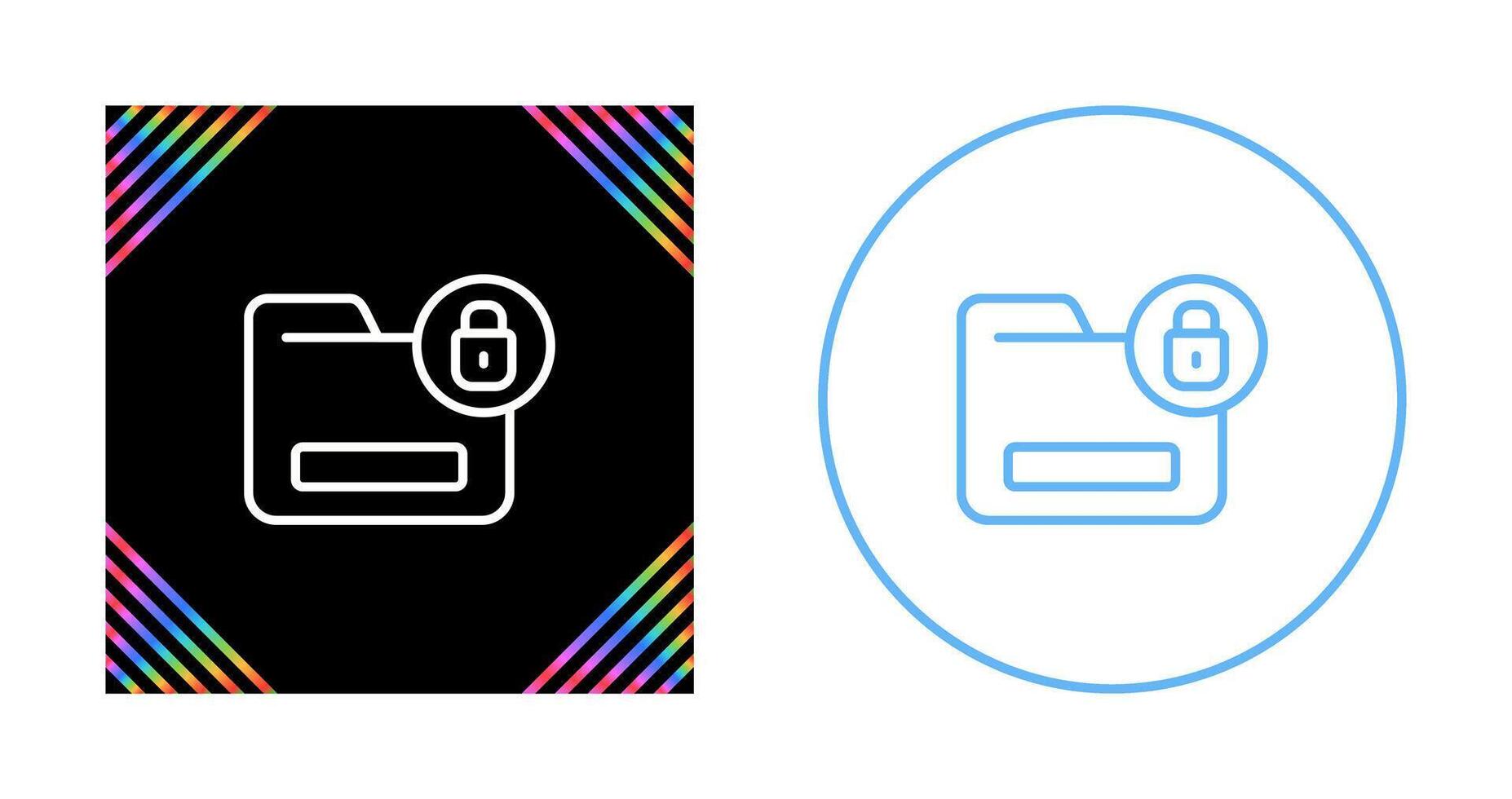 Document Encryption Vector Icon