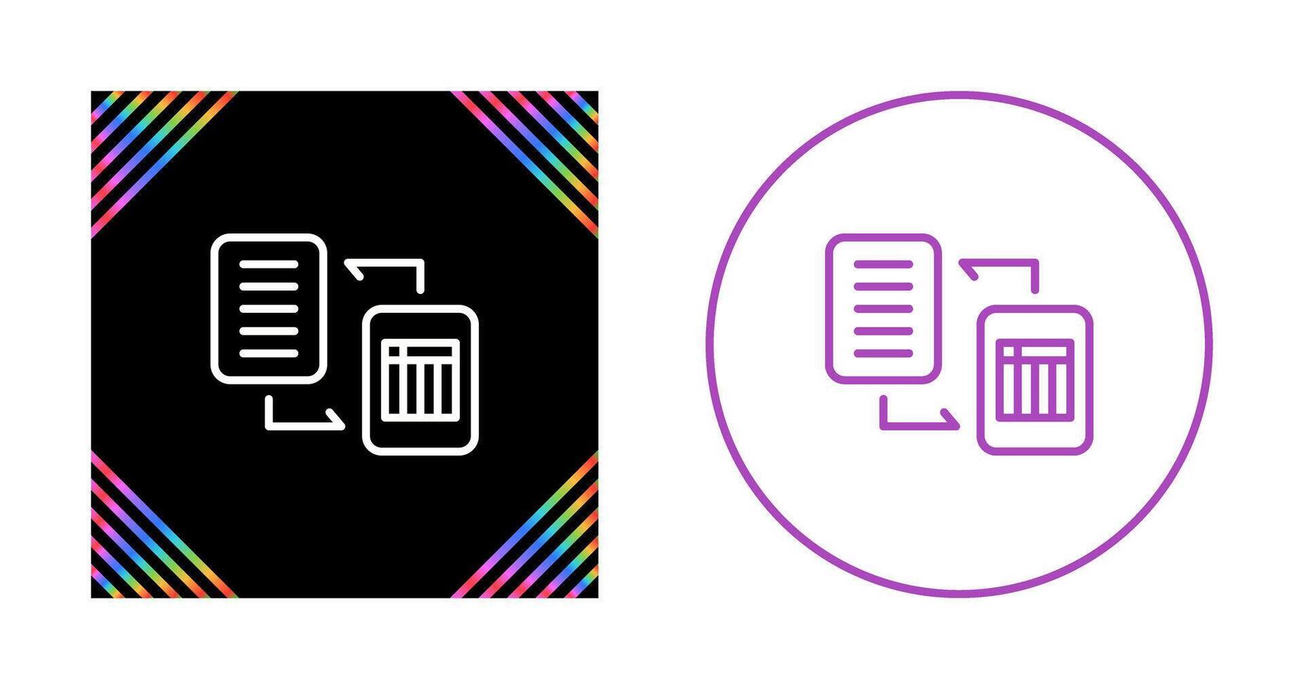 Document Workflow Vector Icon