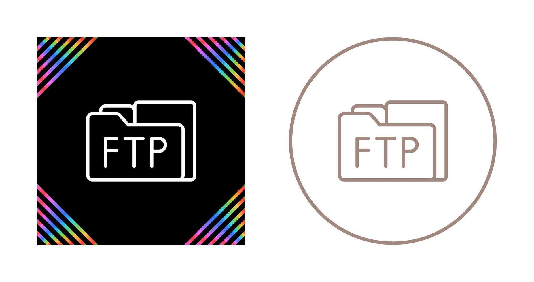 FTP Access Vector Icon