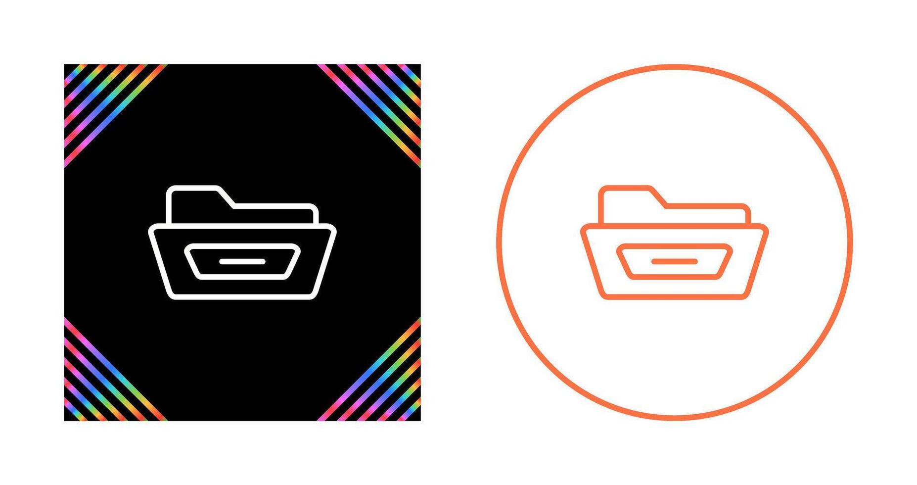 Open File Folder Vector Icon