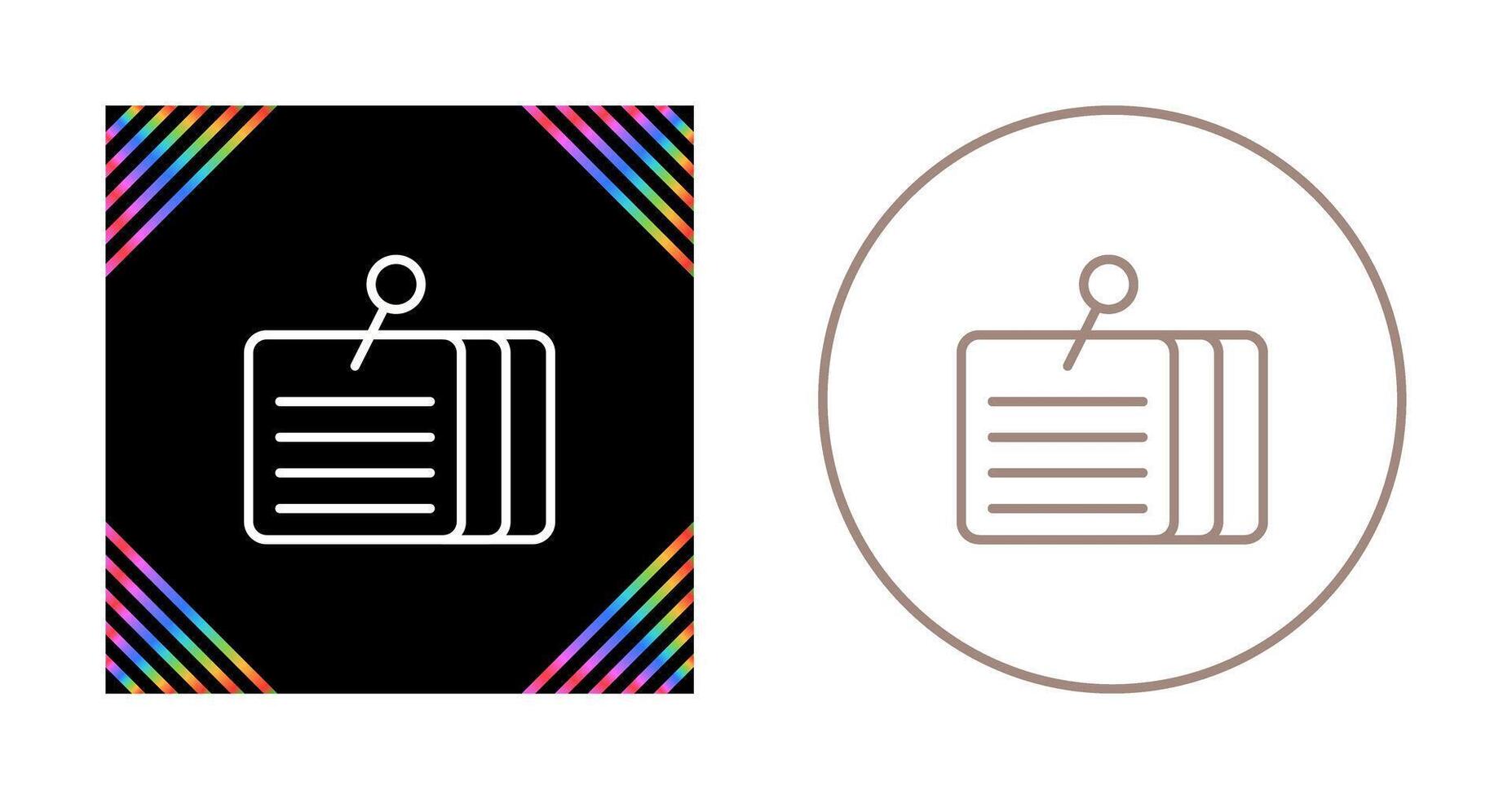Memo Vector Icon