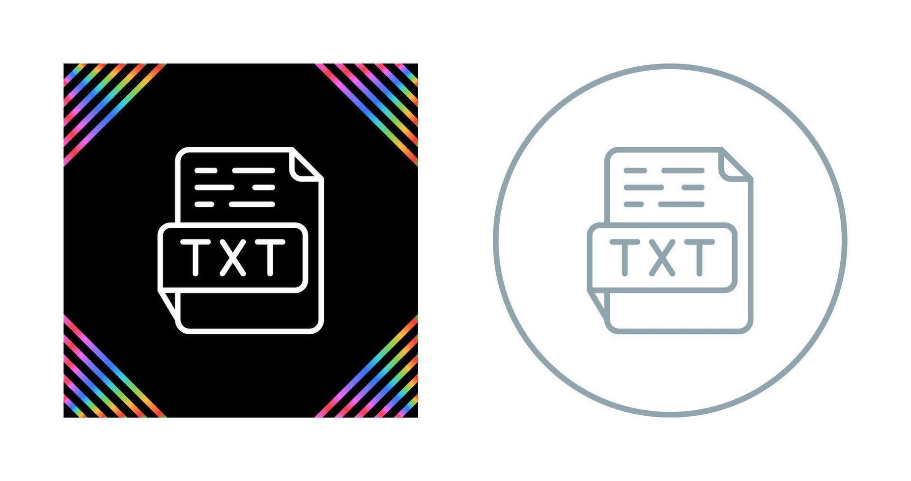 TXT Vector Icon