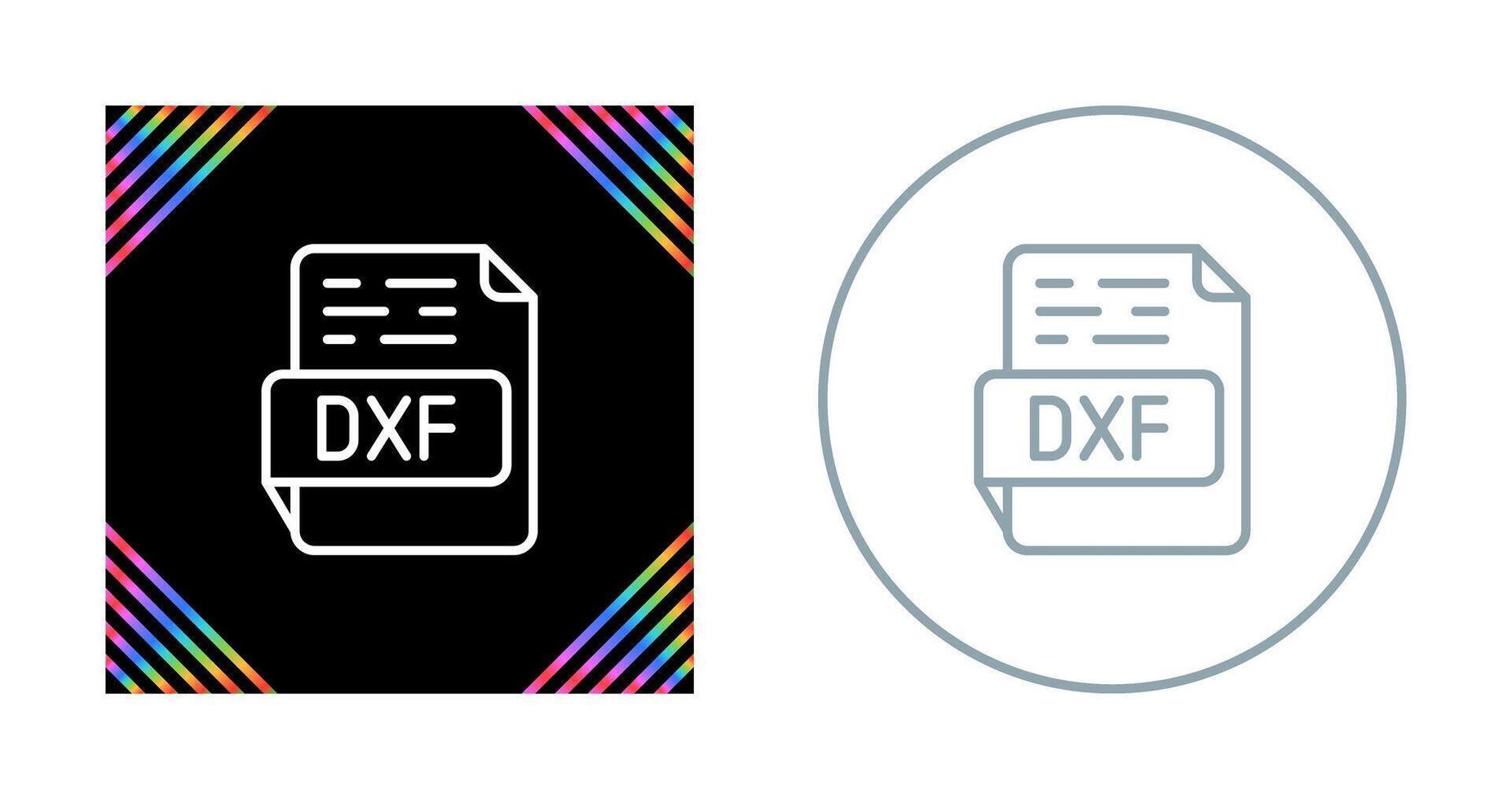 DXF Vector Icon