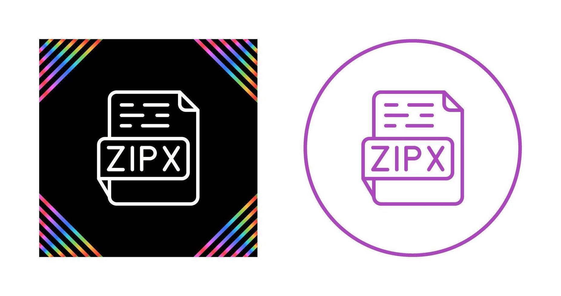 zipx vector icono