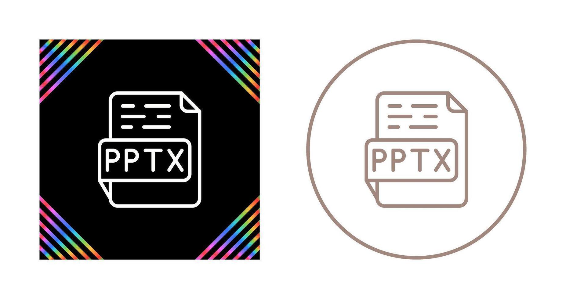 PPTX Vector Icon