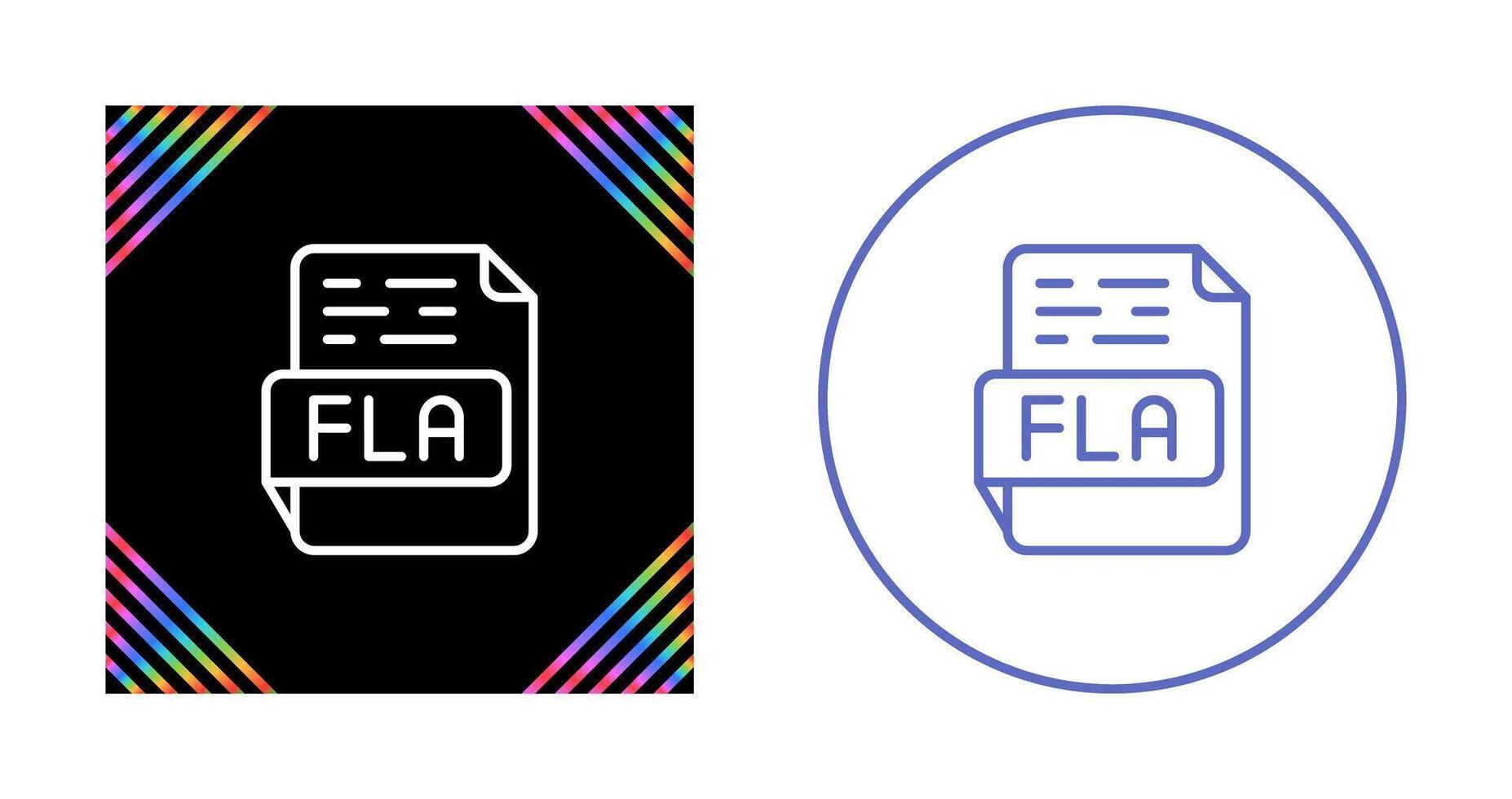 FLA Vector Icon