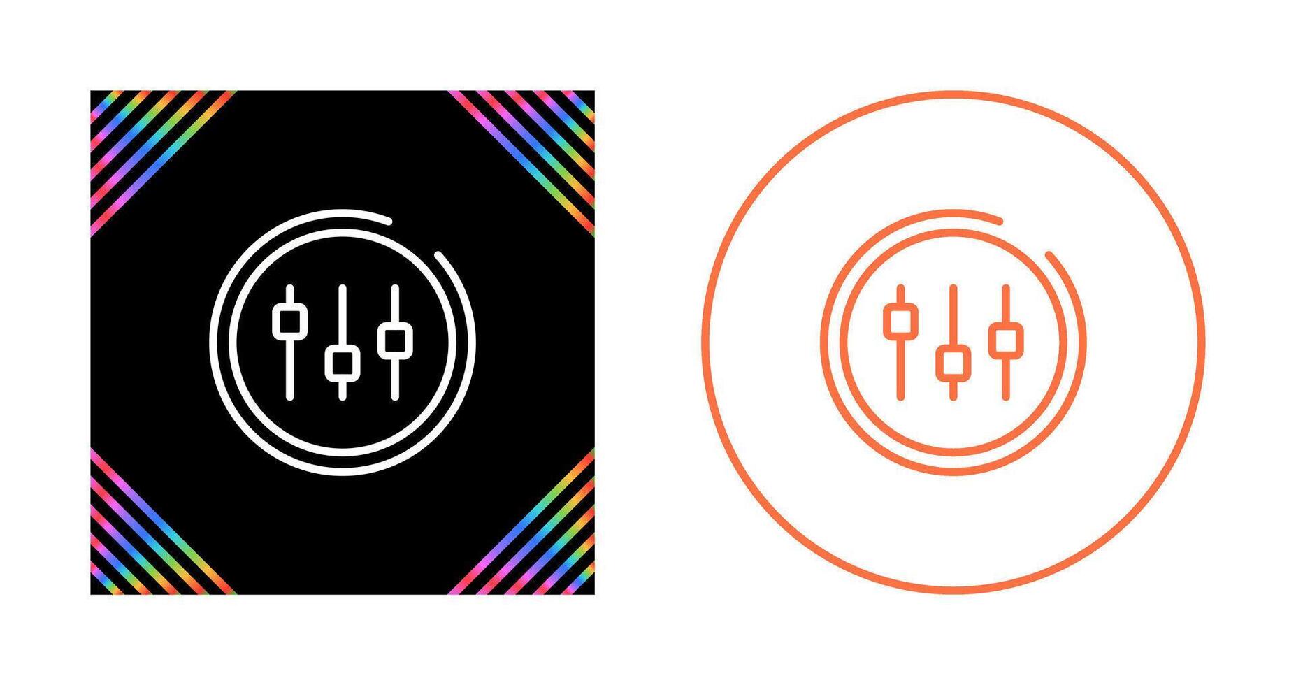 Music Equalizer Vector Icon