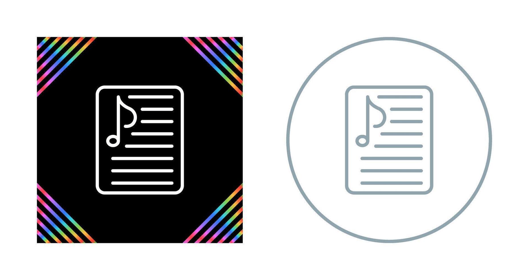 Music Playlist Vector Icon