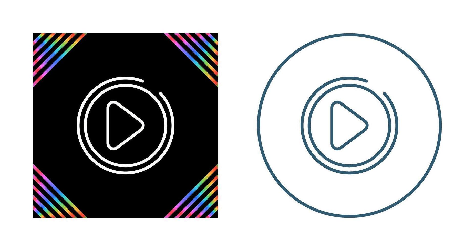 Play Button Vector Icon