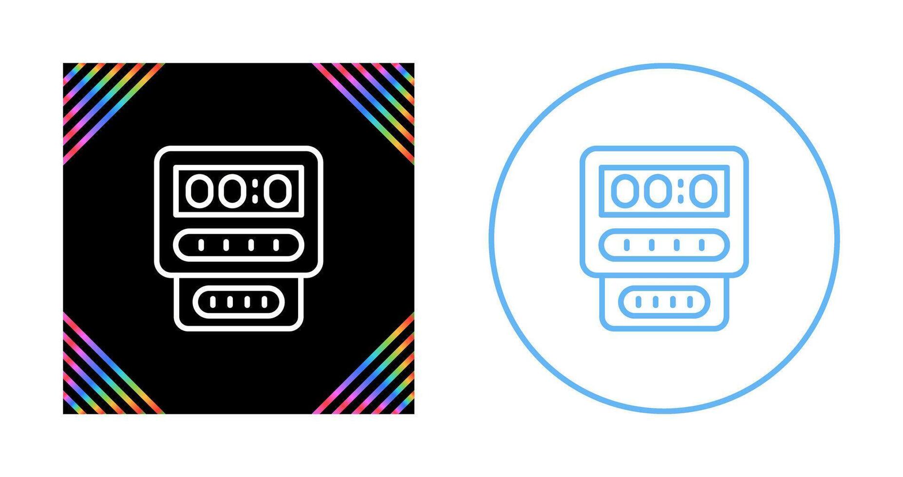 Electric Meter Vector Icon