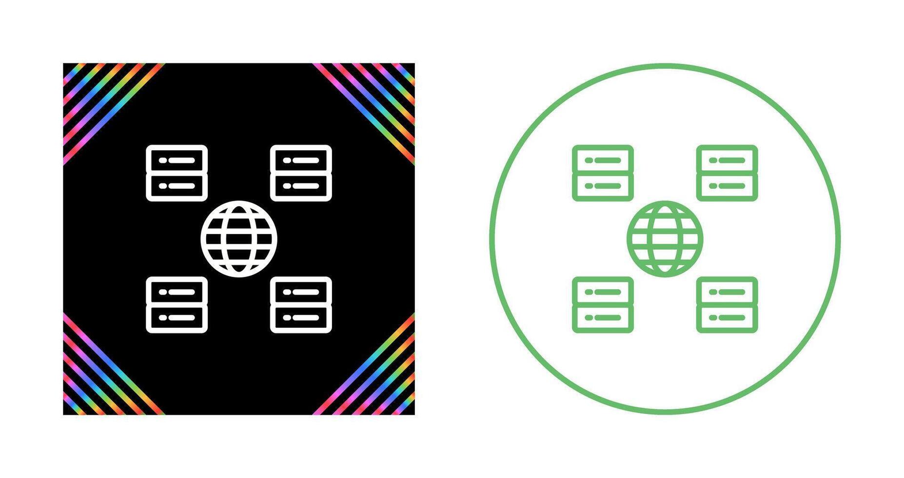 Content Delivery Network Vector Icon