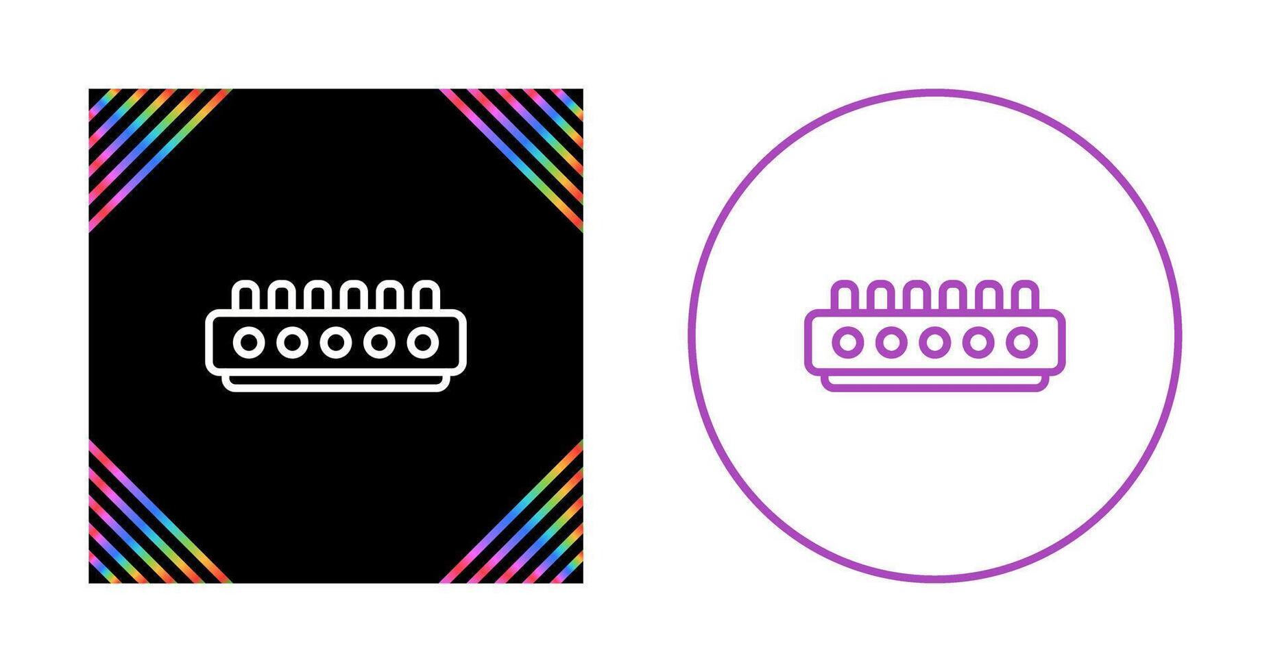 Cable Termination Block Vector Icon