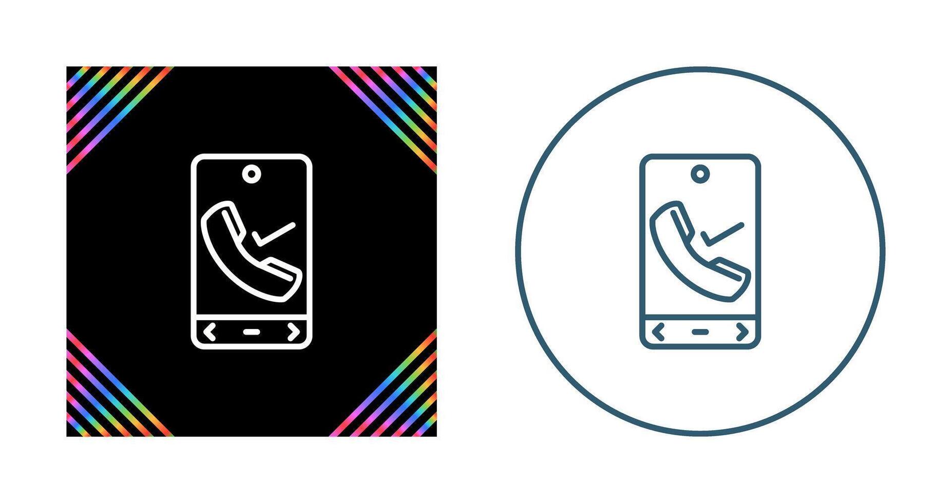 Call Recived Vector Icon