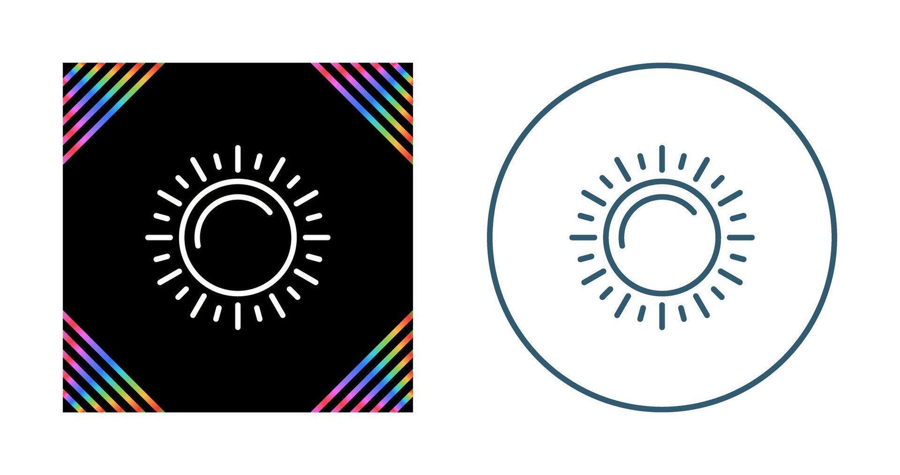 Sun Vector Icon