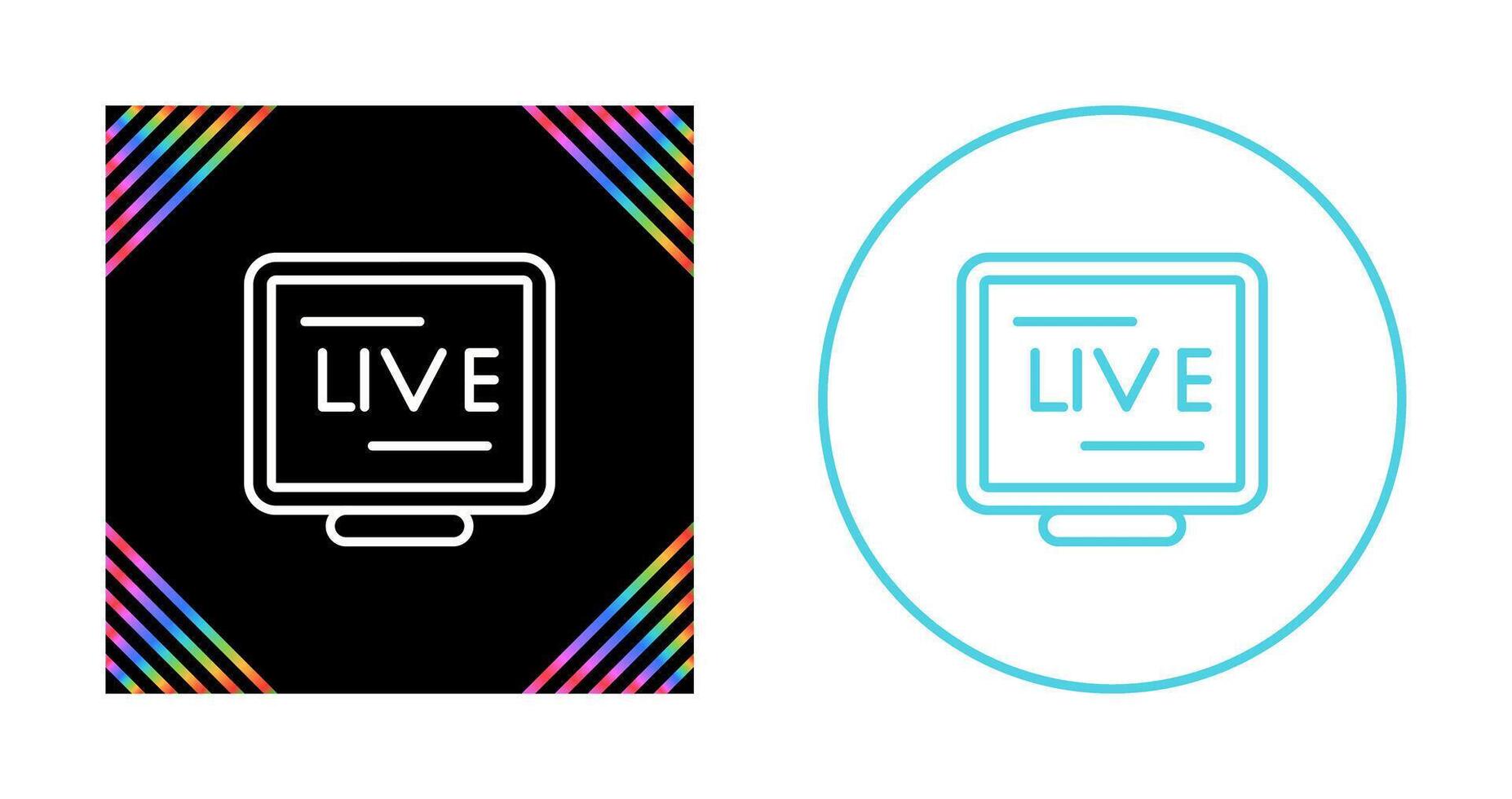 Live Stream Vector Icon