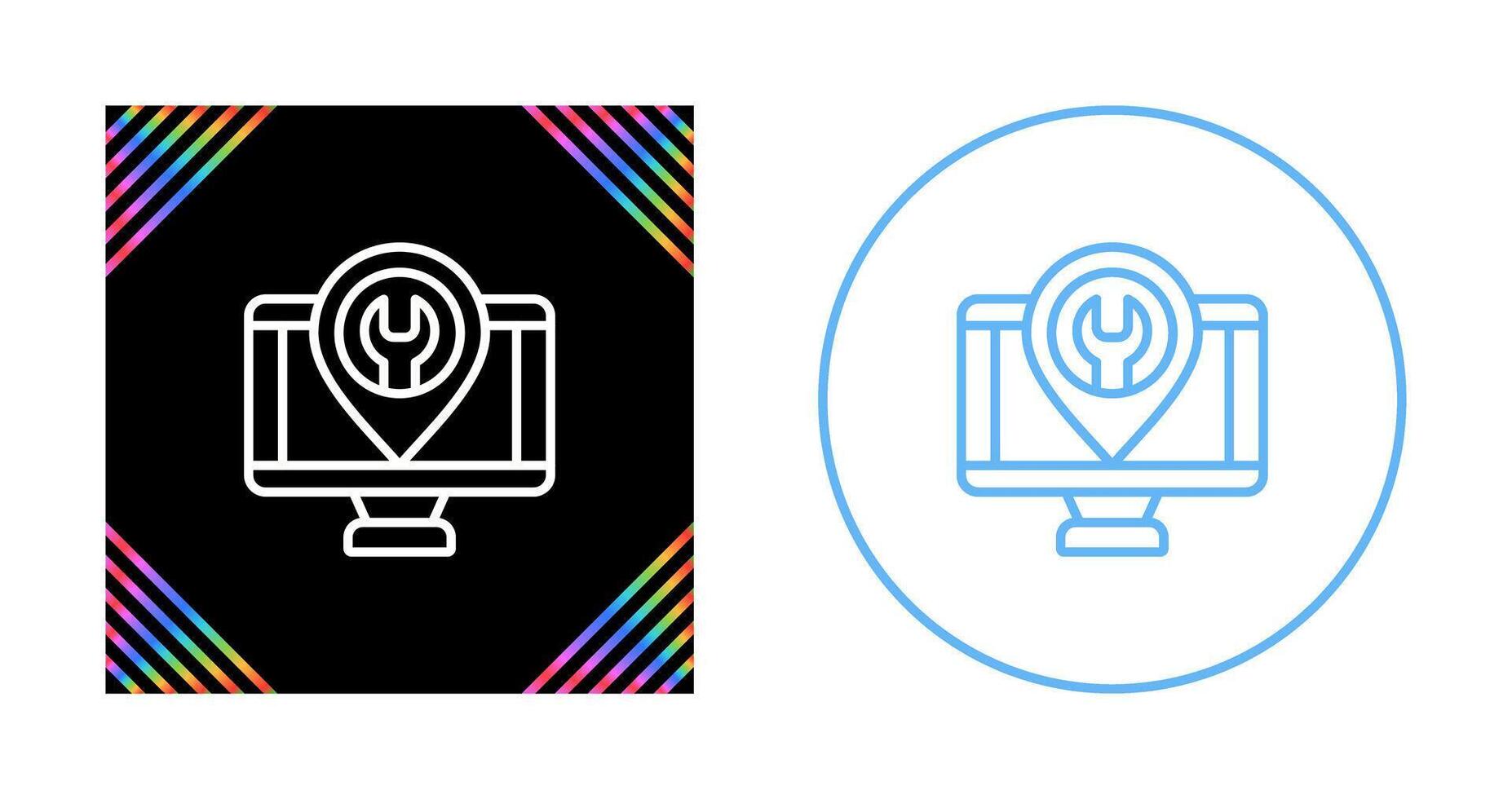 Computer Vector Icon