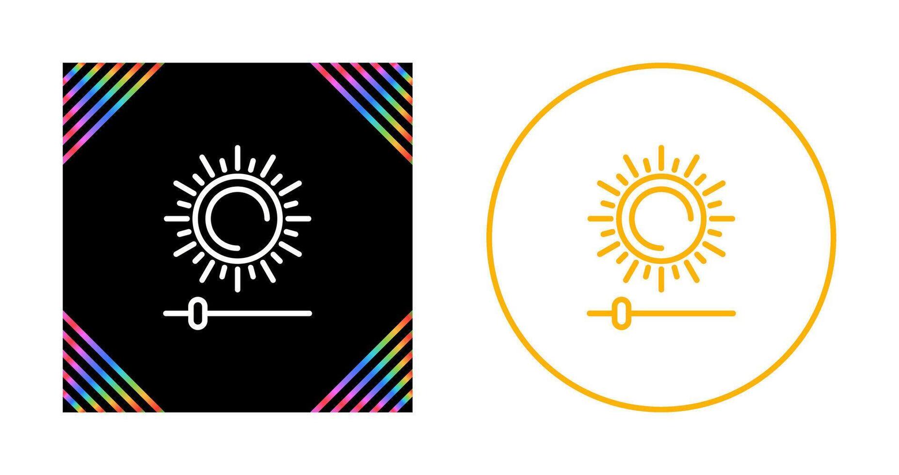 Brightness And Contrast Vector Icon
