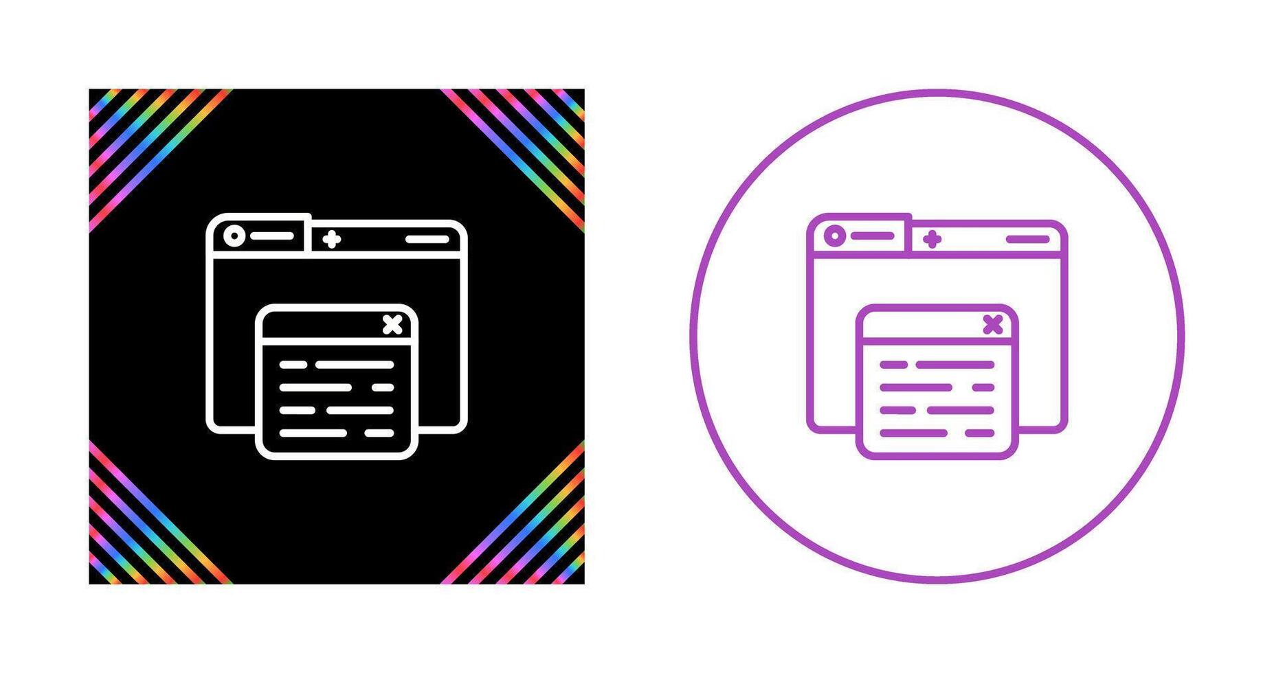 Pop Up Vector Icon