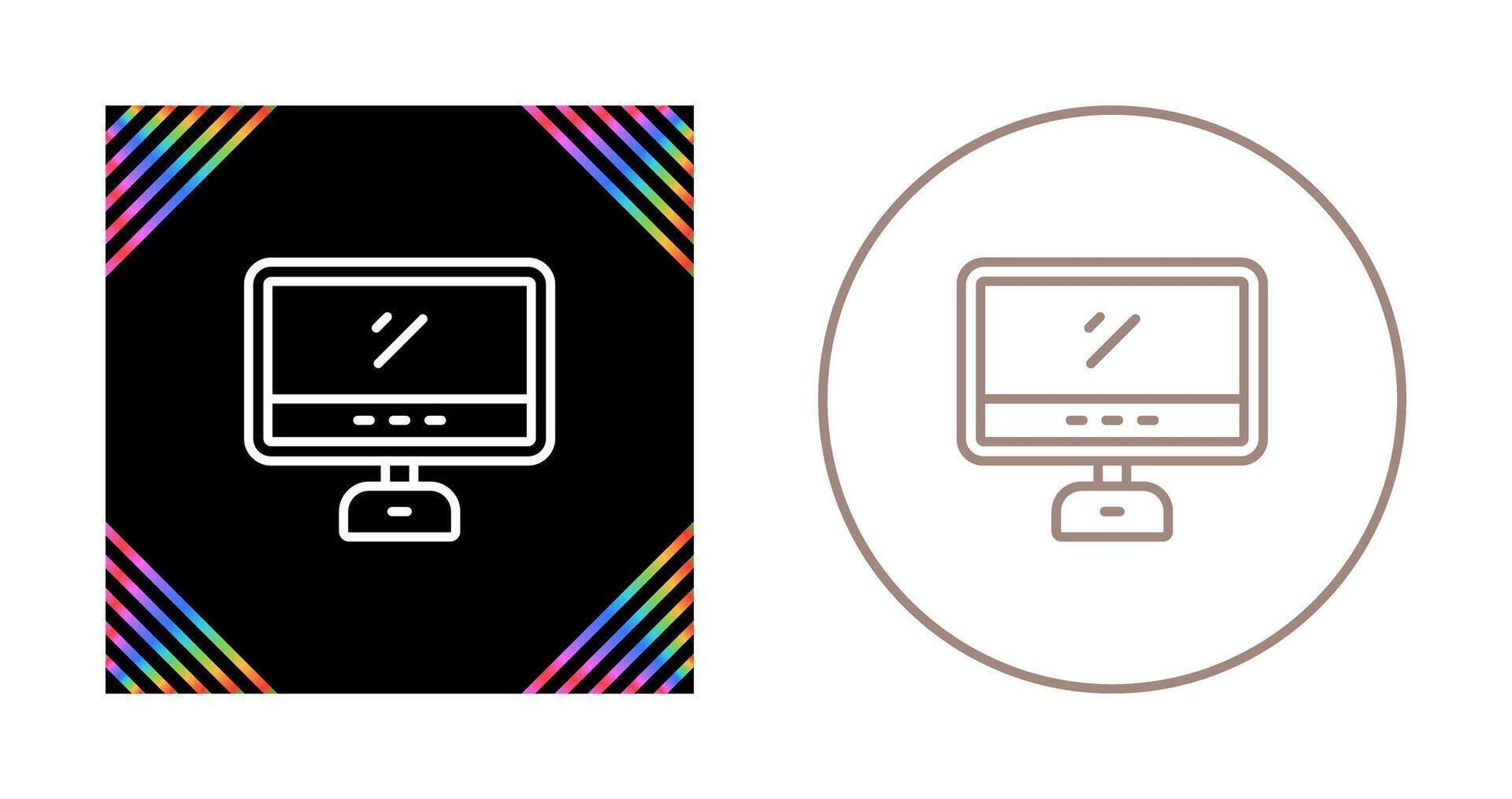 Desktop Vector Icon
