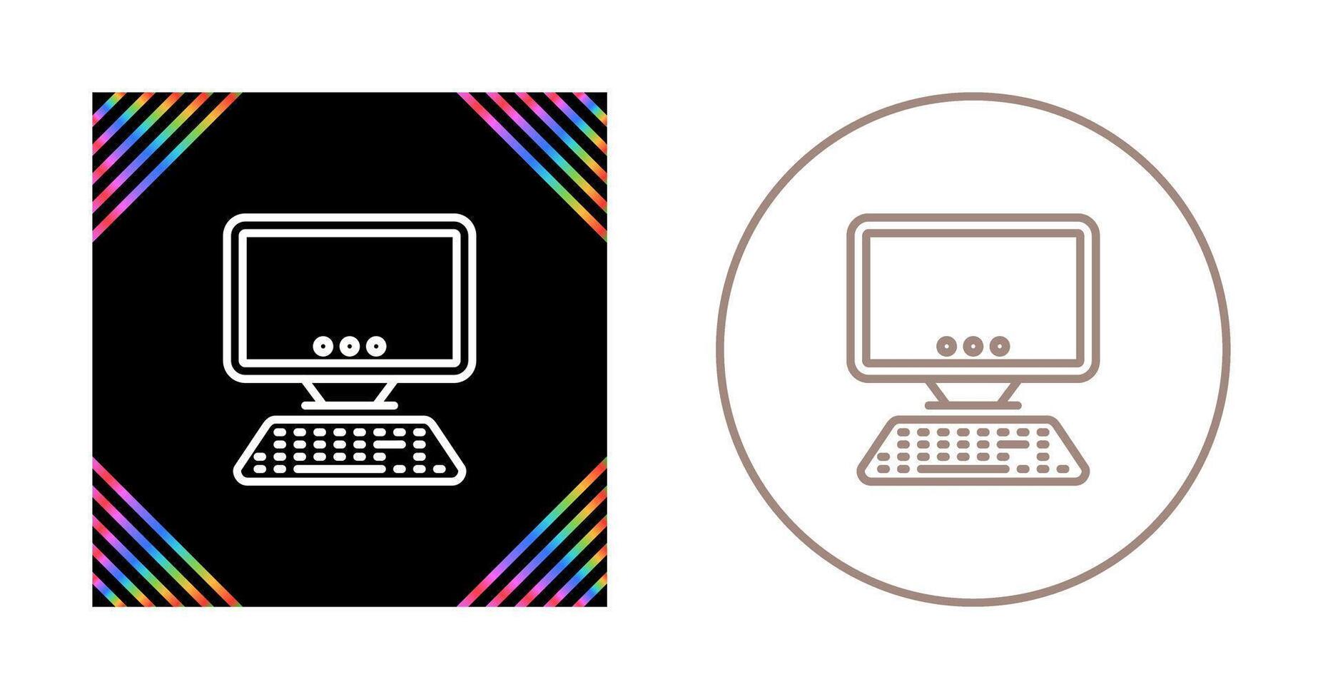 Desktop Vector Icon