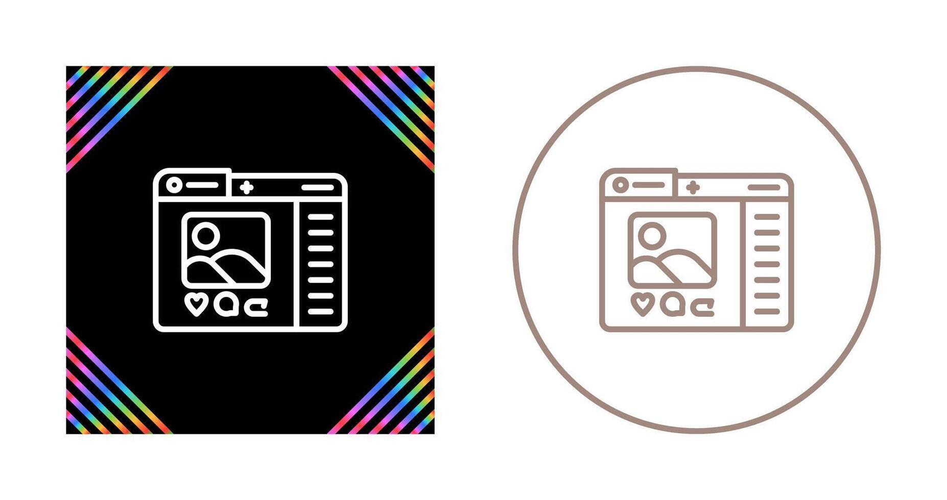 Social Media Vector Icon