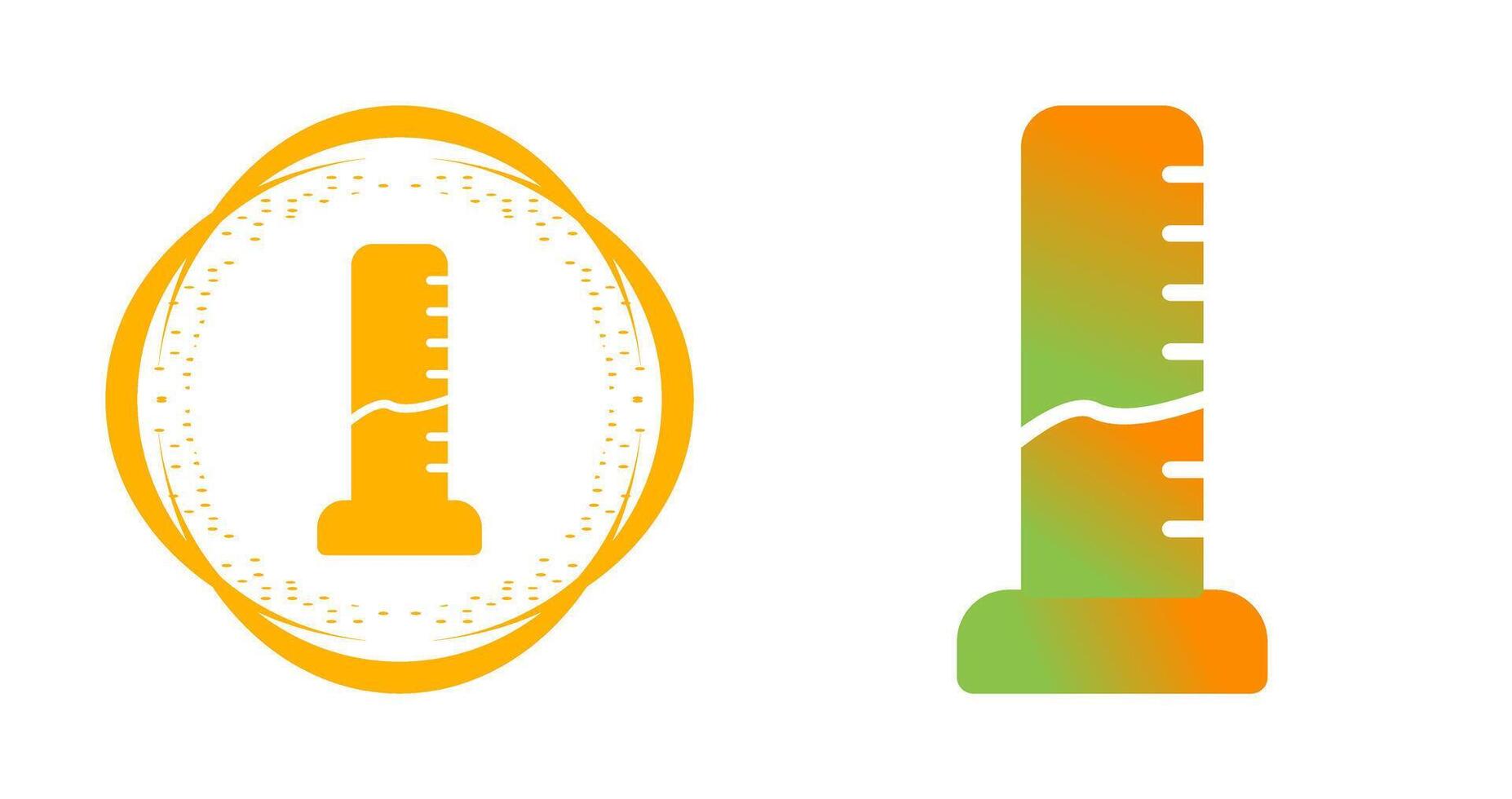 Graduated Cylinder Vector Icon