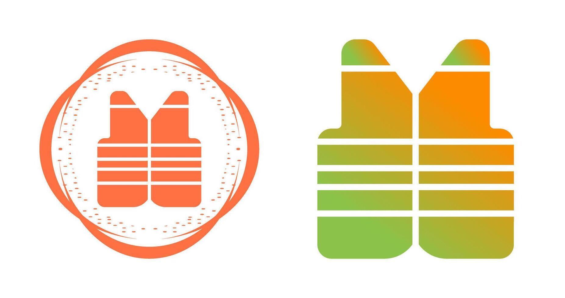 Safety vest Vector Icon