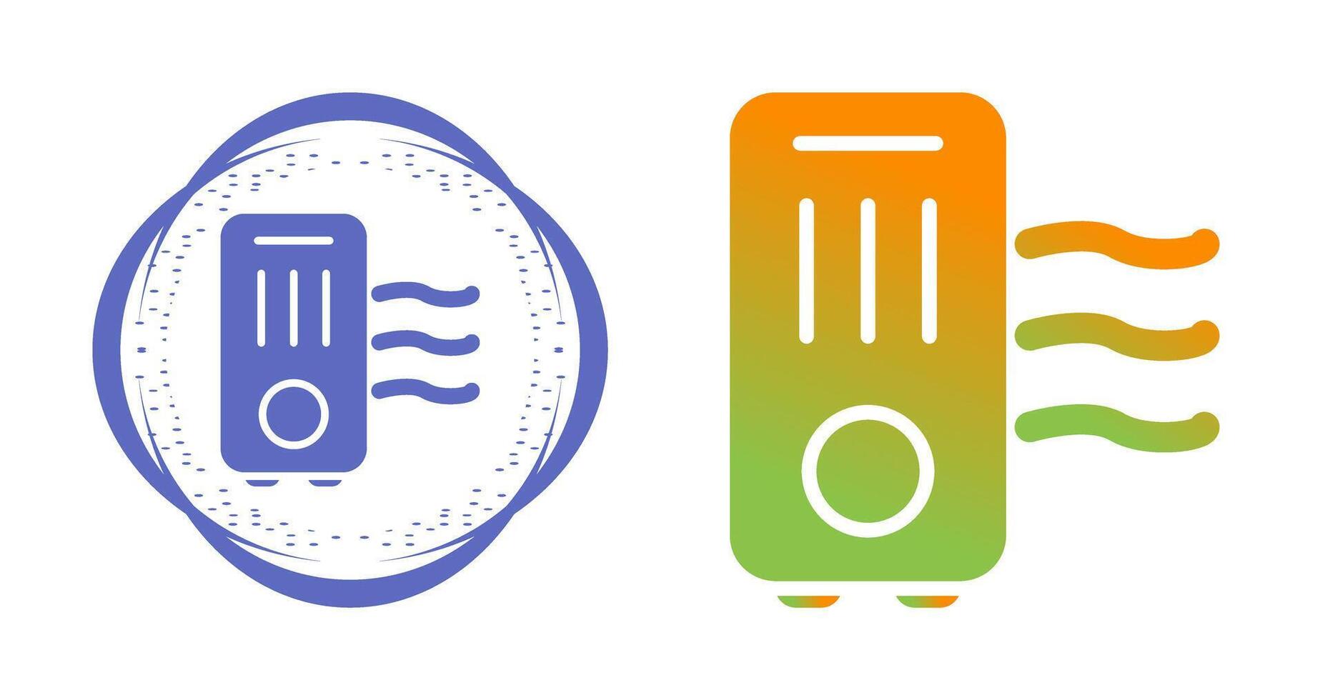 Portable Air Purifier Vector Icon