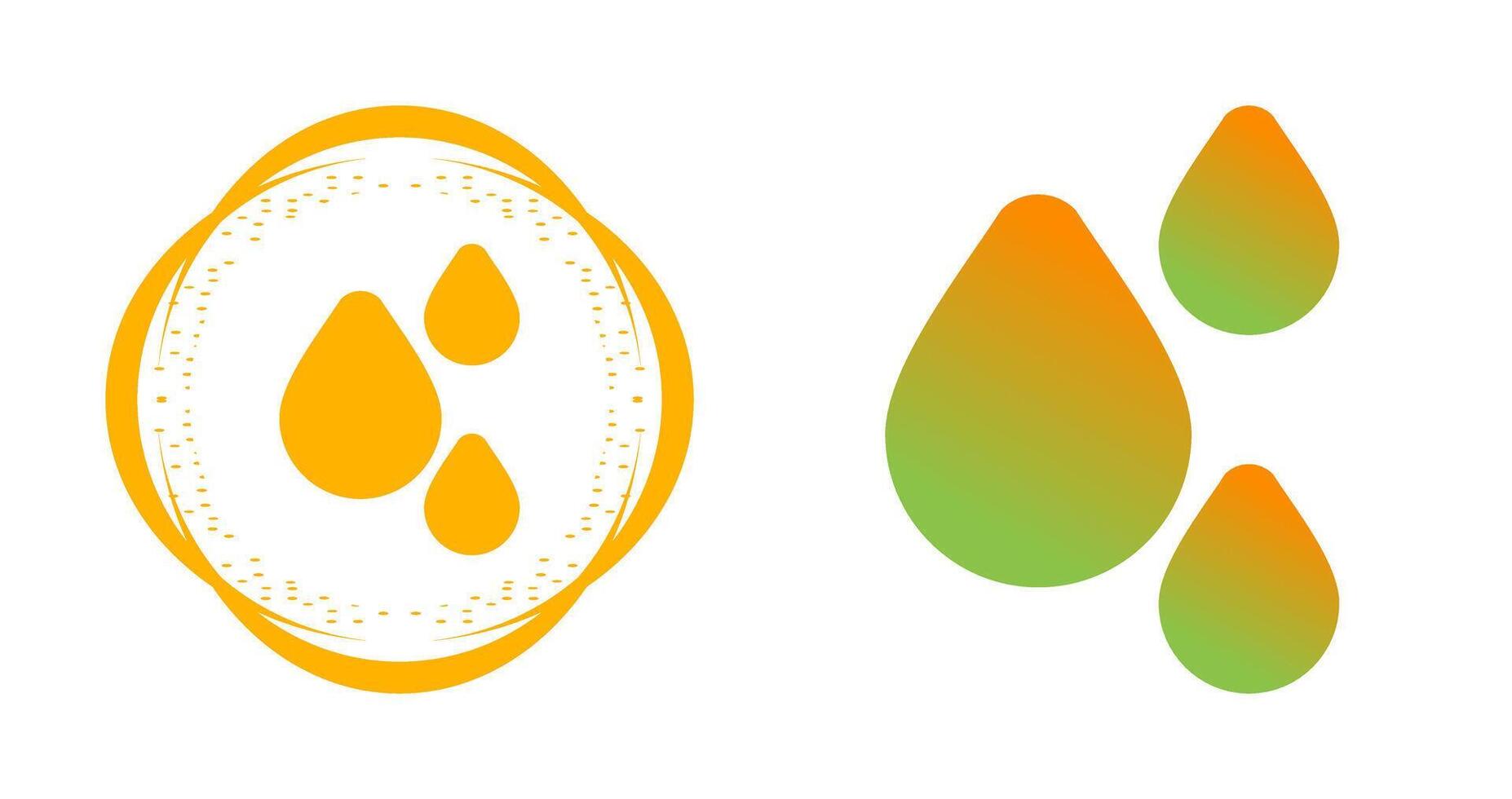 Raindrop Vector Icon
