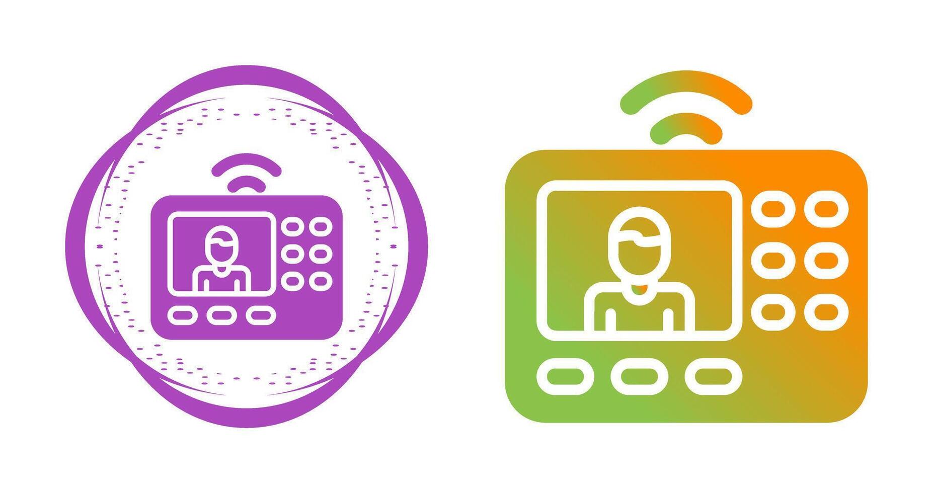 Intercom System Vector Icon