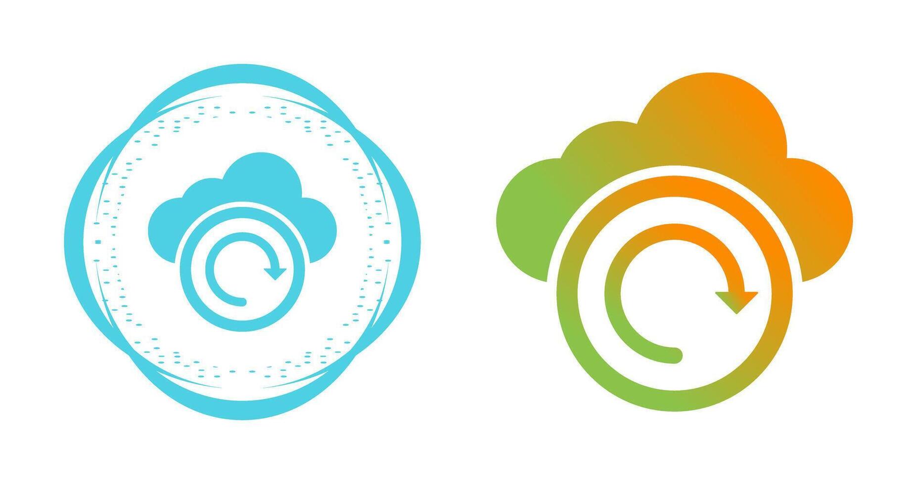 Cloud Backup Vector Icon