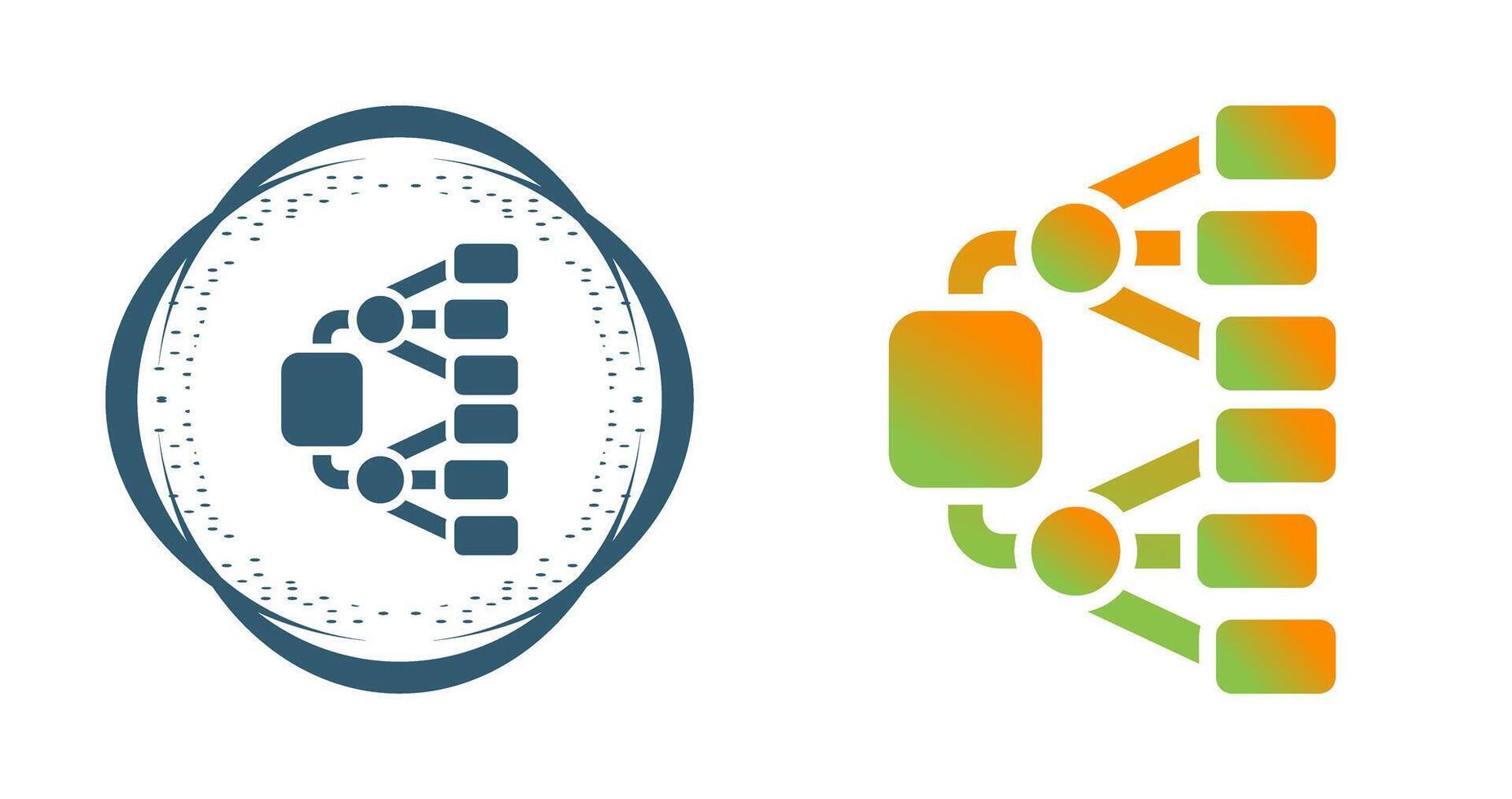 Network Diagram Vector Icon